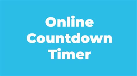 123Timer – Online Countdown Timer.